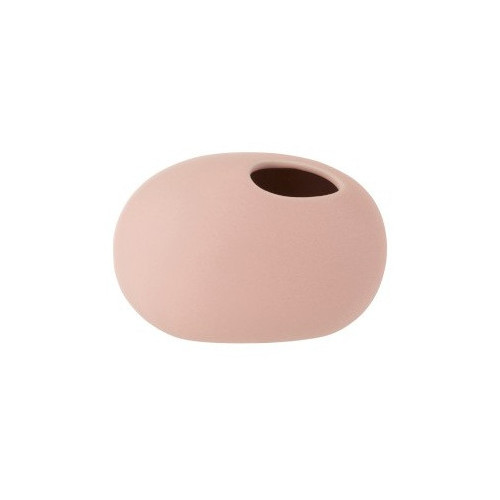Vase ovale céramique rose pastel Uchi L 16cm Leroy Merlin