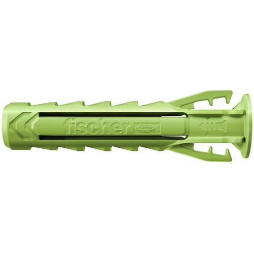 Fischer Tasselli di espansione SX Plus Green 6 x 30, scatola con 90 tasselli sostenibili, tasselli multiuso in materie prime rinnovabili, tenuta ottim