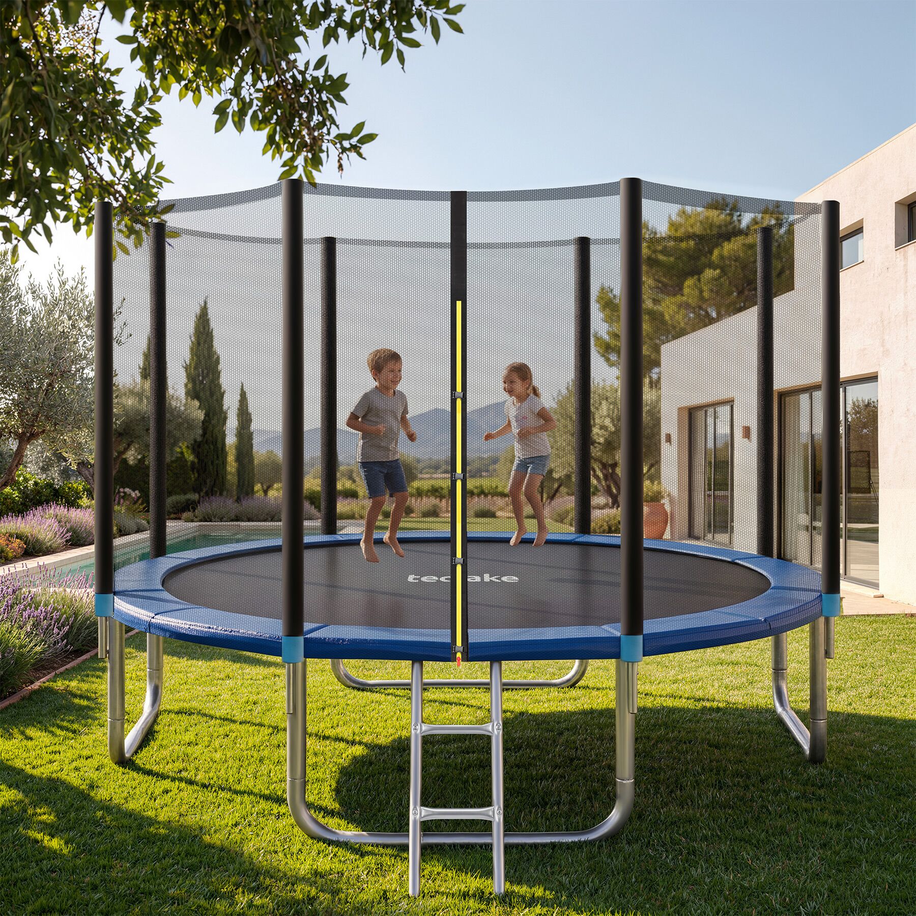 TECTAKE trampolim Ø 366 cm, GS certificado - 3