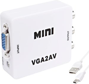 Adattatore HDMI A VGA Con Audio 1080P (femmina) Per PC, TV, Xbox, PS4 - TechRise