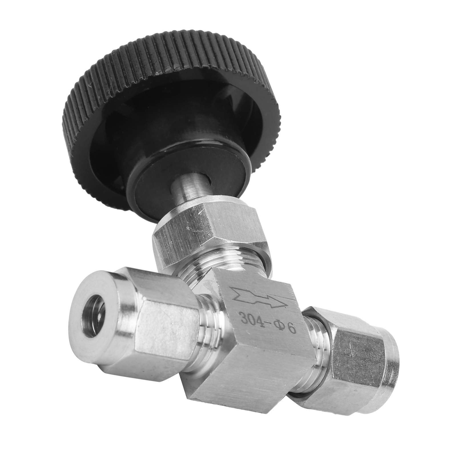 Vanne à Aiguille Haute Pression à 2 Voies En Acier Inoxydable 304 Pour Eau Gaz Huile Ss 44s6 F10 94975423 Vanne à Aiguille Haute Pression à 2 Voies En Acier Inoxydable 304 Pour Eau Gaz Huile Ss 44s6 F10 94975423