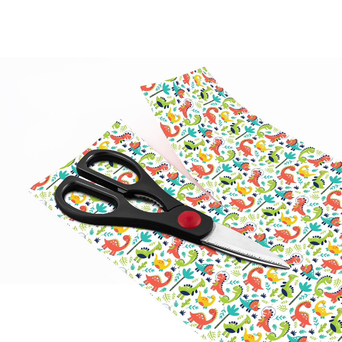 Vinilo infantil dinosaurios espaciales - adhesivo de pared - revestimiento sticker mural decorativo - 60x90cm - 4