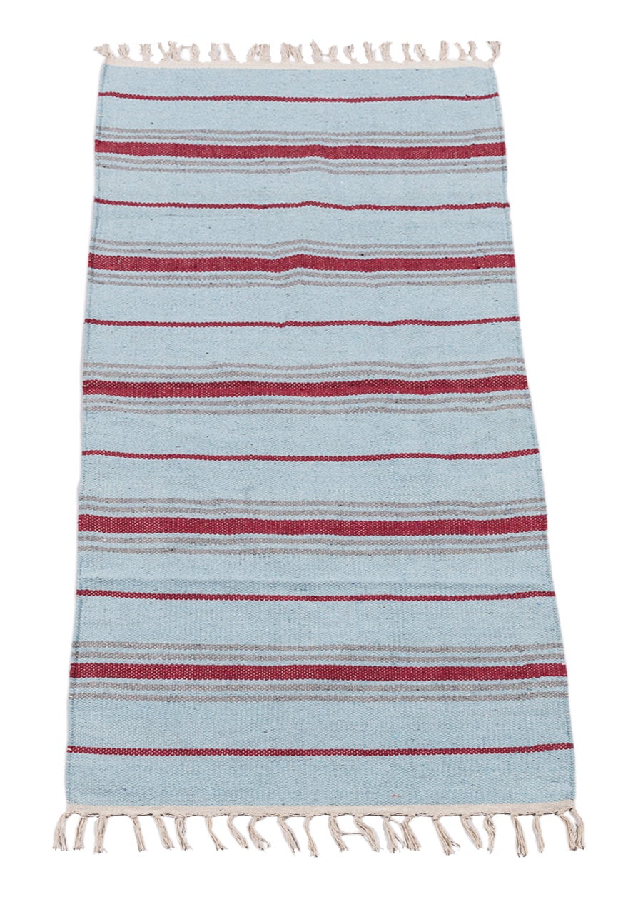 (Można prać w pralce w 30°) Kilim Oryginalny Autentyczny Ręcznie Robiony 140x57 CM