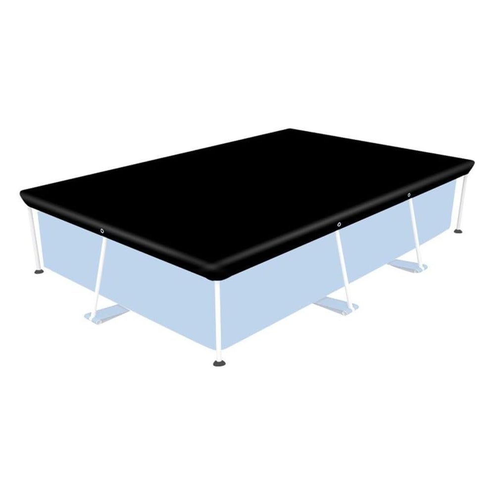 Prostokątna plandeka basenowa 221 x 150 cm – Odporna na promieniowanie UV, wodoodporna i pyłoszczelna, idealna do ogrodu i basenu