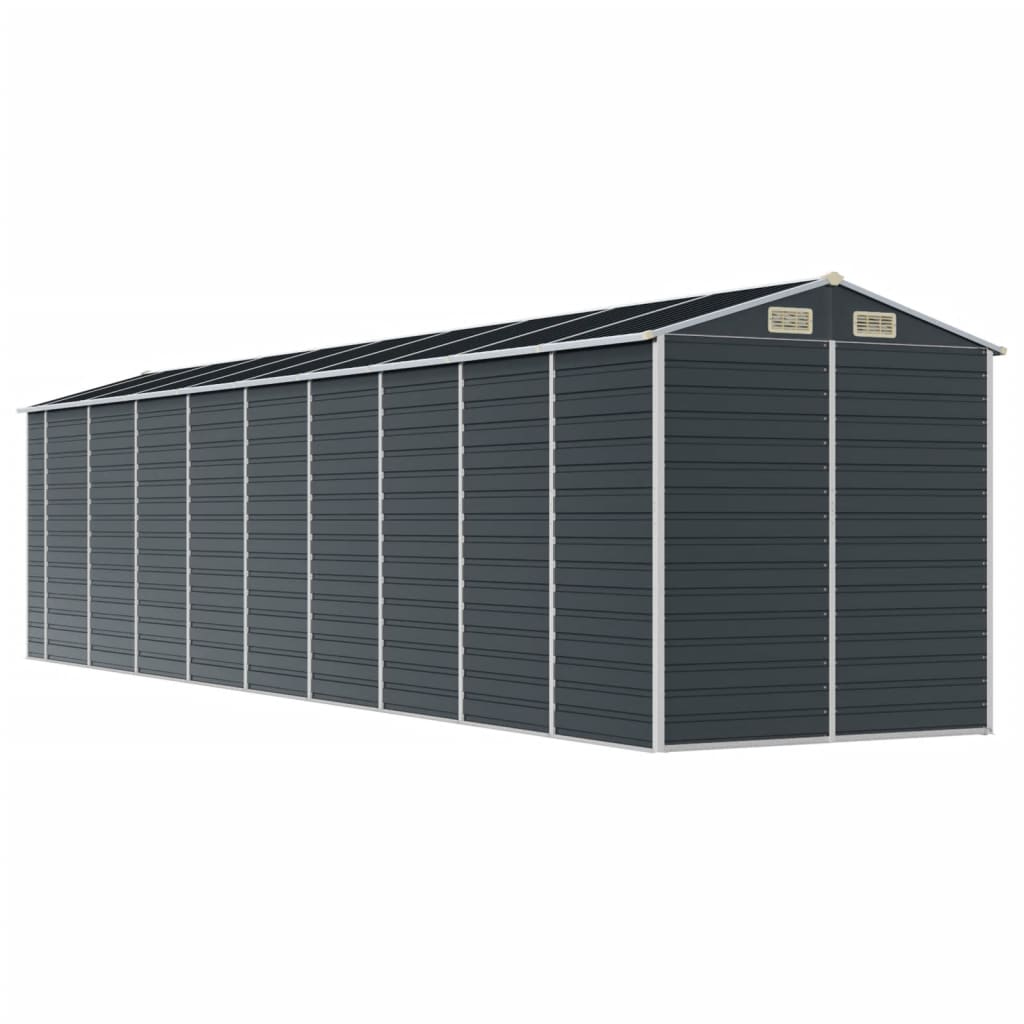 Maison Exclusive - Abri de jardin anthracite 191x810x198 cm acier galvanisé - 7