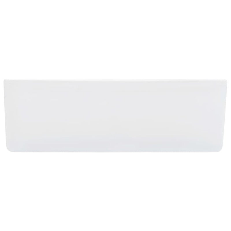 Lavabo 40x30x13 cm Céramique Blanc - 4