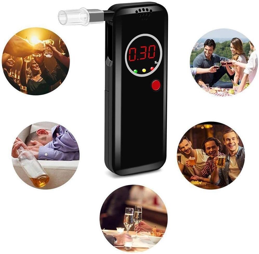 Éthylotest portable, éthylotest professionnel, mesure précise, réponse rapide, avec écran LCD numérique. - 4