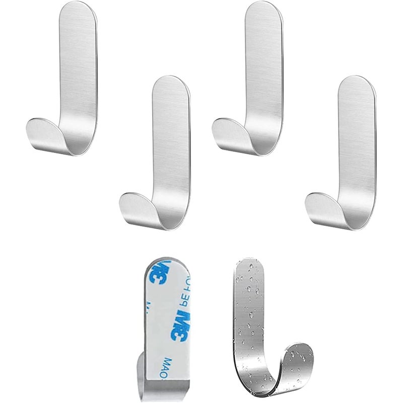 Hak ścienny samoprzylepny, Hak samoprzylepny, Hak samoprzylepny, Hak samoprzylepny ze stali nierdzewnej, Haki ścienne samoprzylepne, do łazienki, kuc