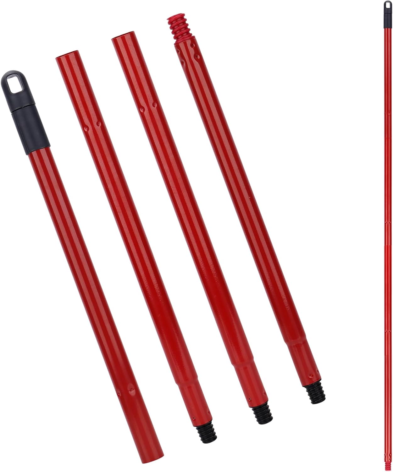 Manche De Rechange Acier Inoxydable Pour Vileda Turbo Spin Mop – Télescopique 40-139 Cm, 4 Sections, Ergonomique