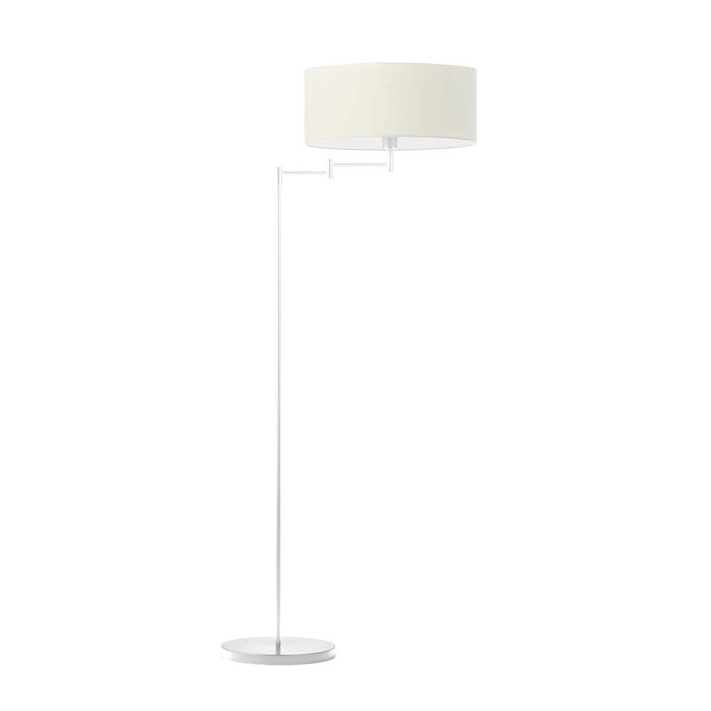 Lampa stojąca podłogowa przegubowa regulowana z abażurem walec BLUES