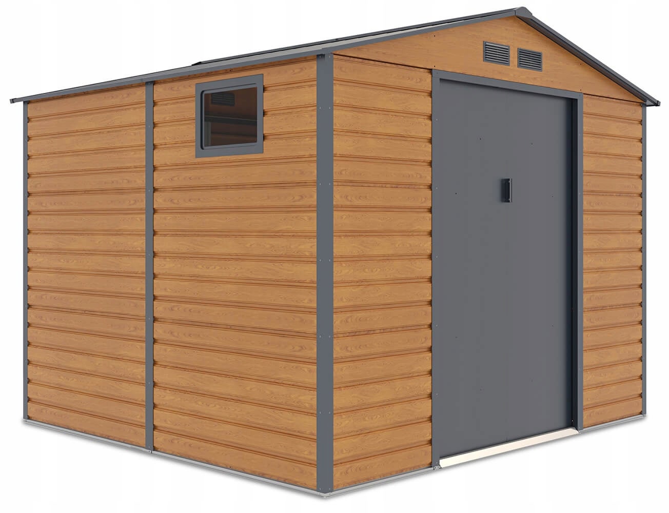 Domek Ogrodowy Narzędziowy na Narzędzia Szopa MONTREAL 277x259x219 Metalowy 1 szt