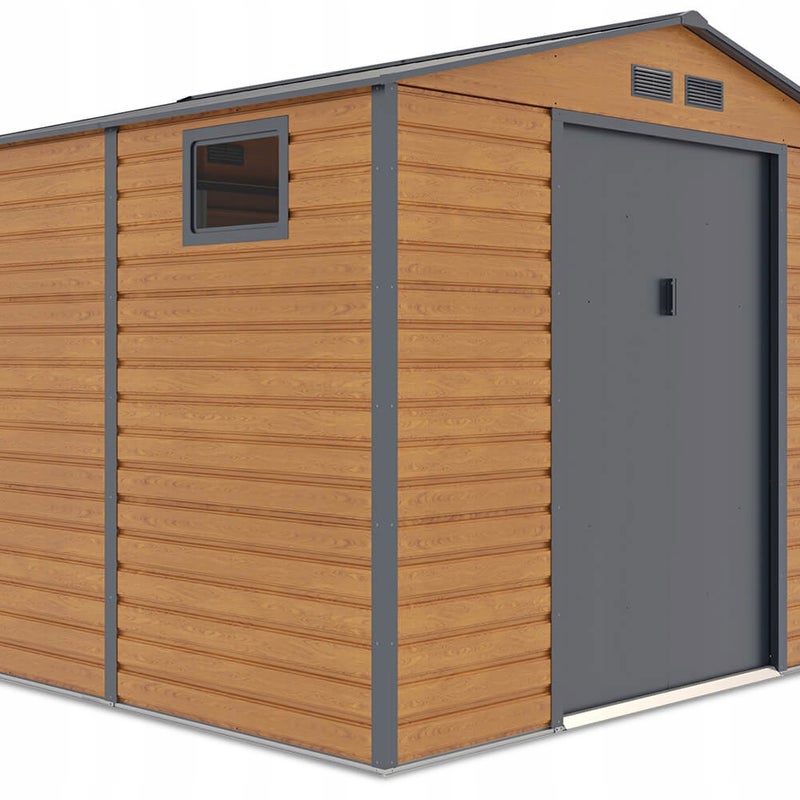 Domek Ogrodowy Narzędziowy na Narzędzia Szopa MONTREAL 277x259x219 Metalowy 1 szt