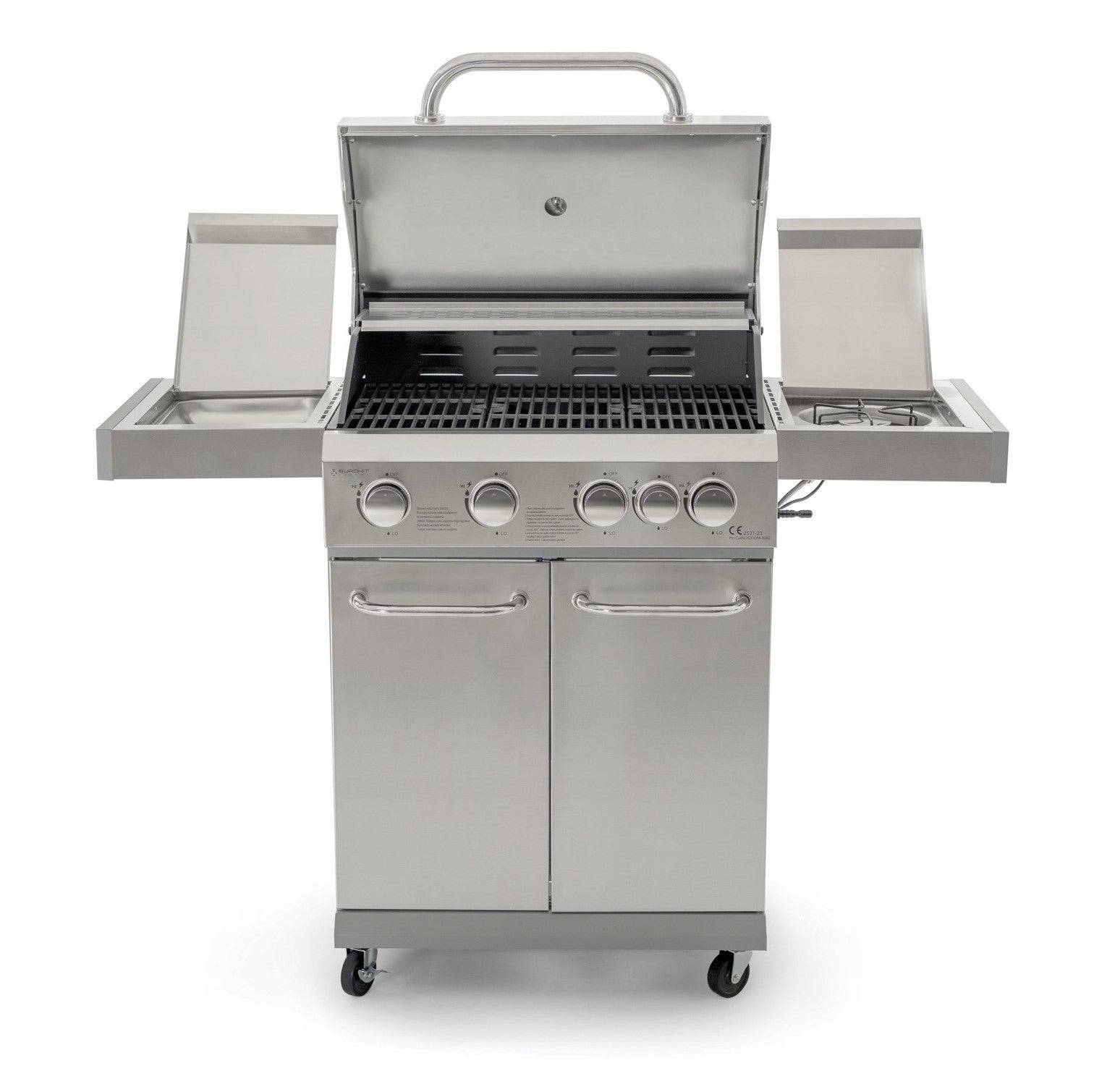 Grill Gazowy Nierdzewny Paul 4+1 PREMIUM Ruszt Żeliwny 18.8 KW