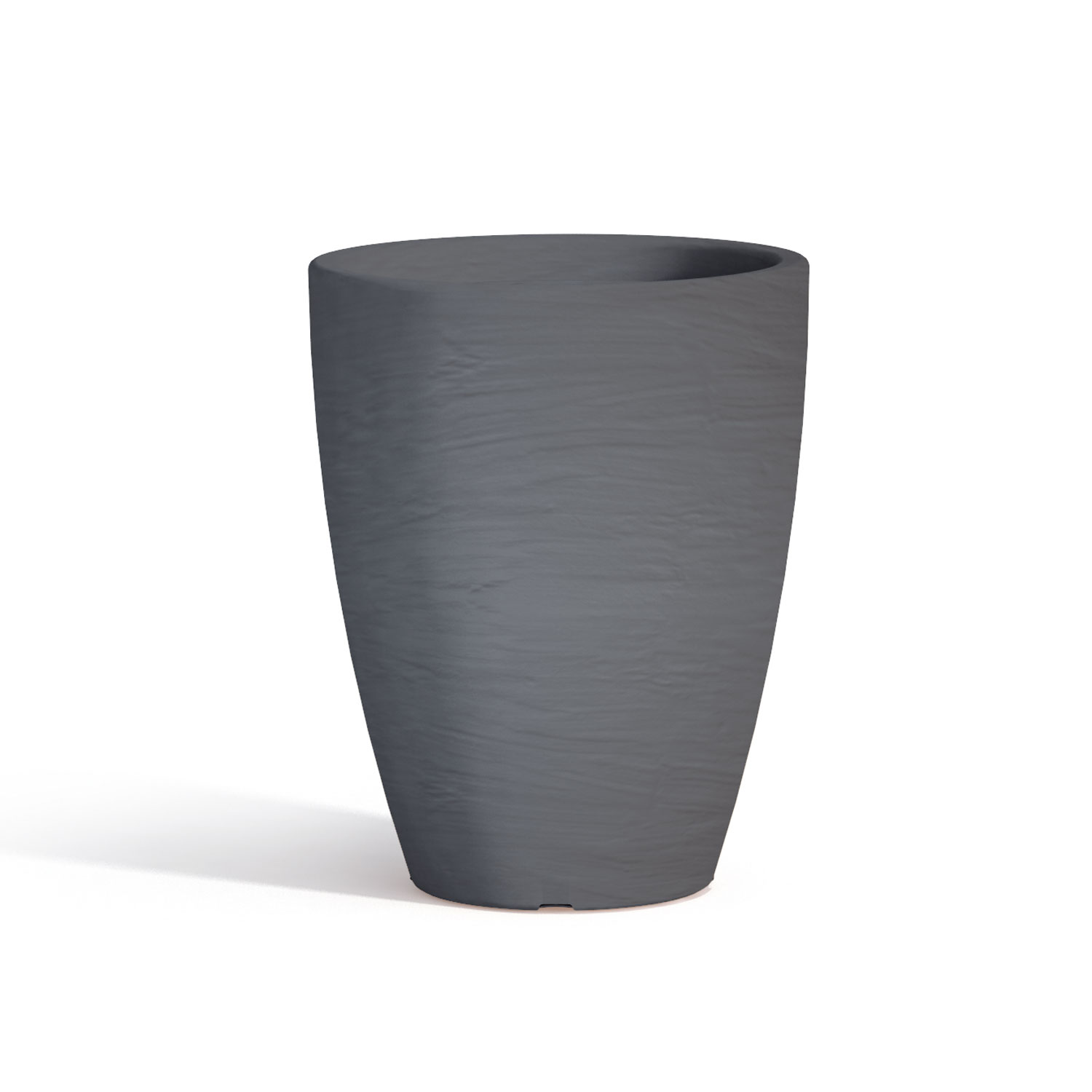 Vase Monacis Adone Rond en Polymère Gris - Ø 30 cm. - h 38 cm. - 4