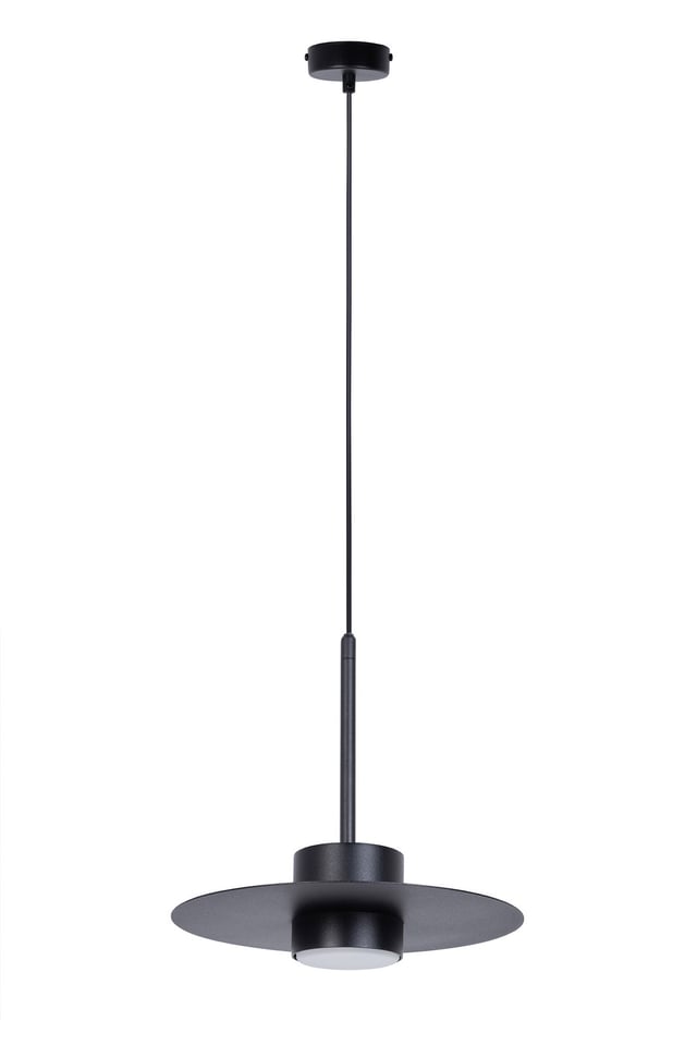 Lampa wisząca Charlie czarna 1xGX53x12W minimalistyczna wym: 150 x 25 x 25 cm metal SIGMA