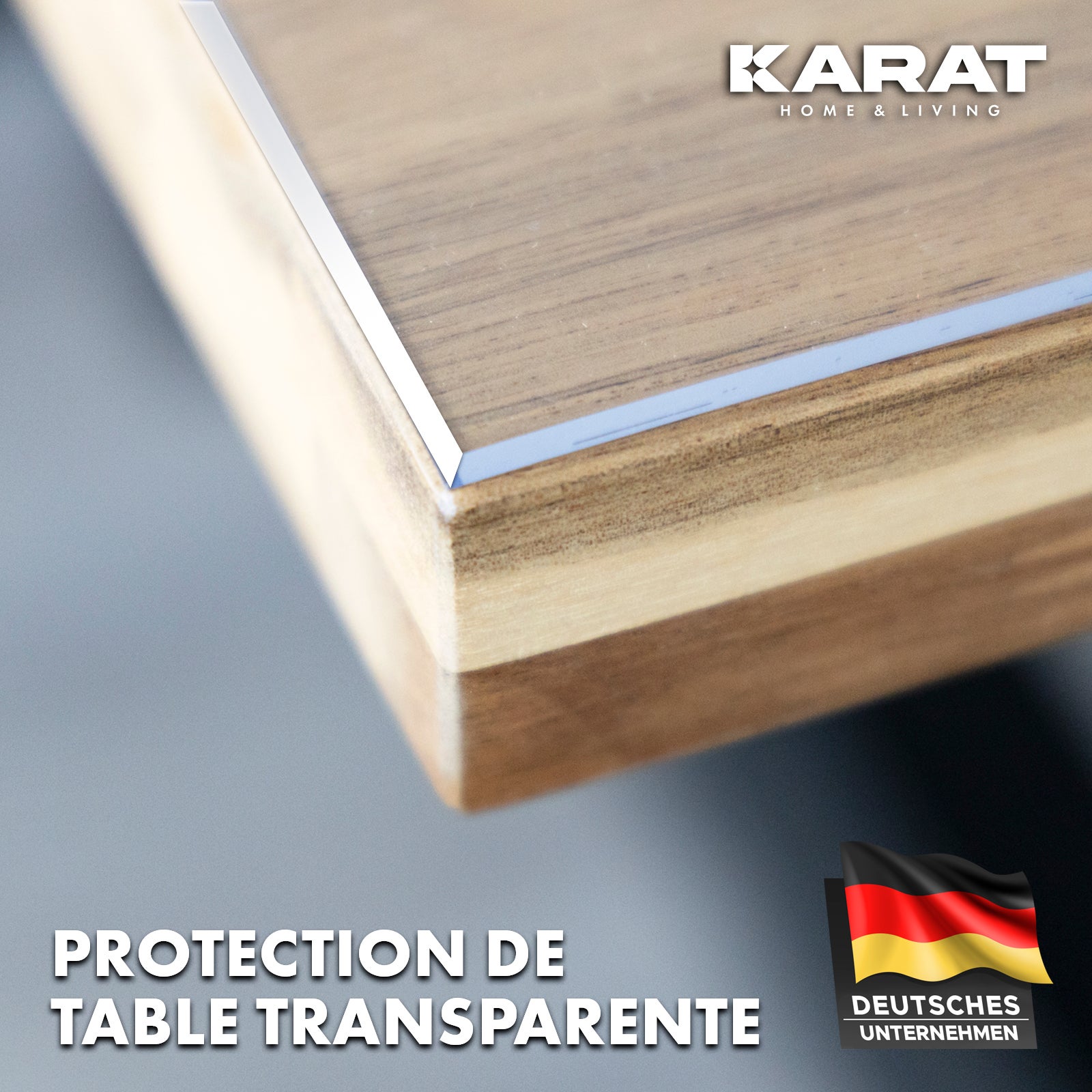 Película protectora transparente de 2 mm de grosor para mesa, 95 x 50 cm - 7