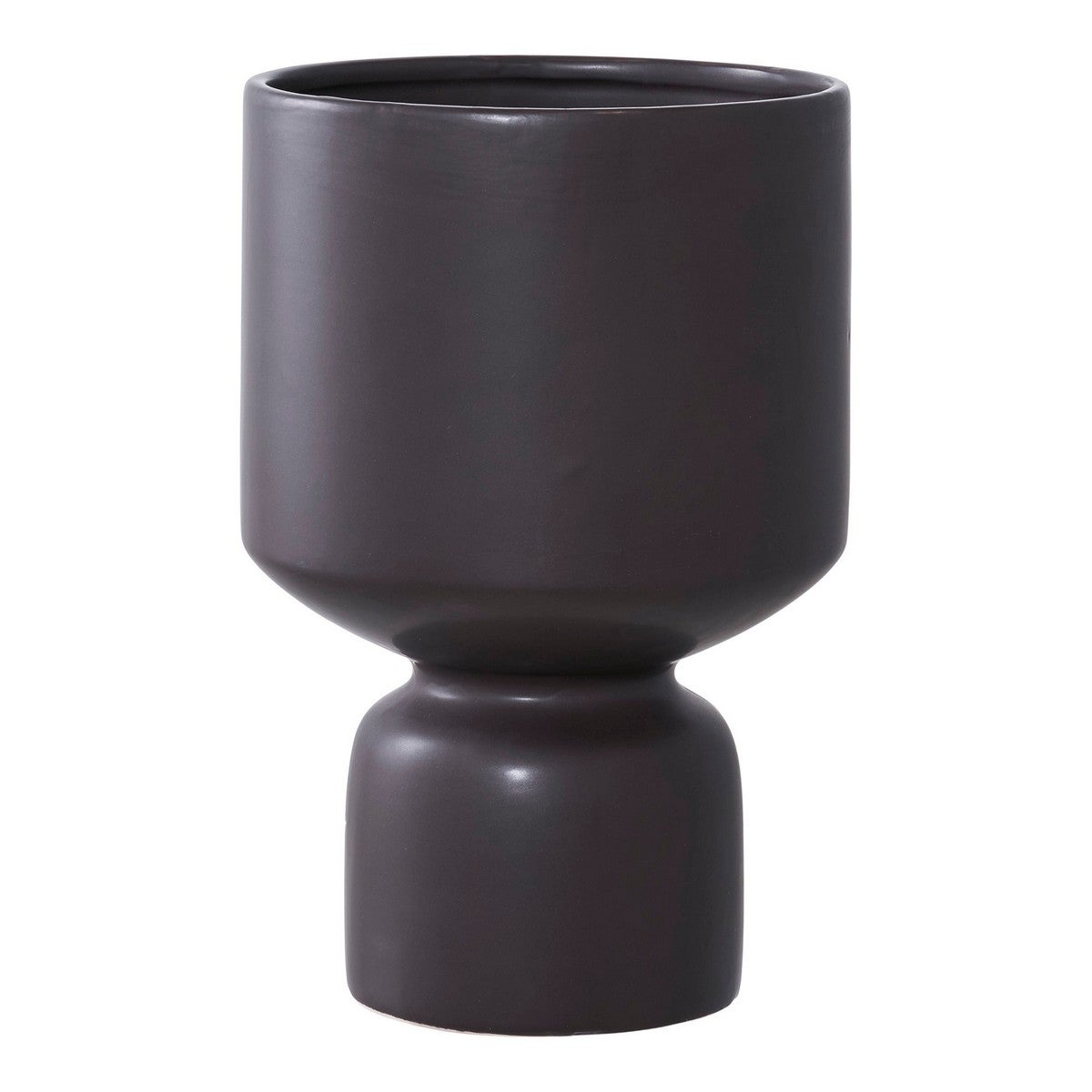 Wazon Dekoracyjny Sea, Ceramika, Czarny, Seven Design