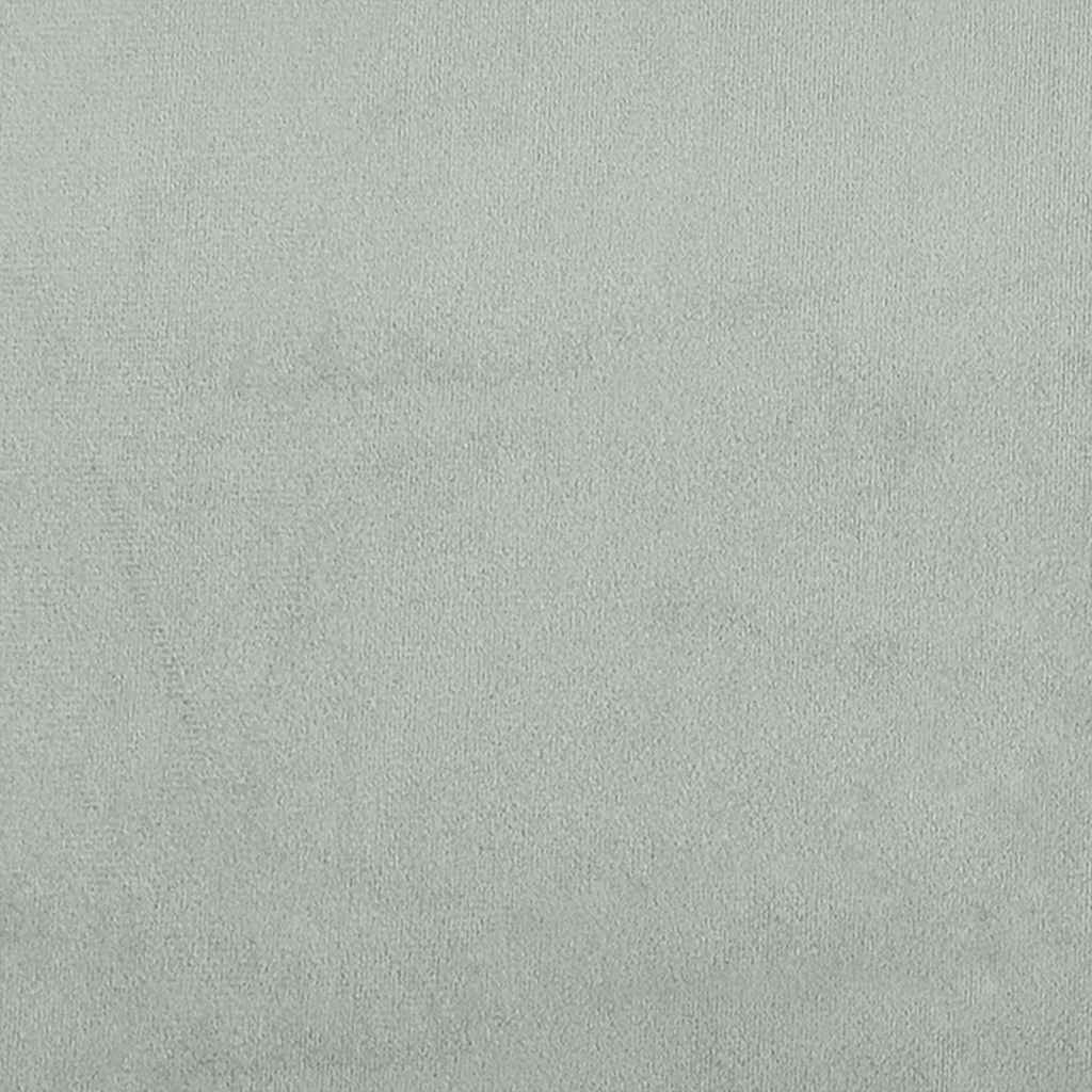 Cojines de asiento, 2 unidades, gris claro, Ø 40 x 13 cm, terciopelo - 8