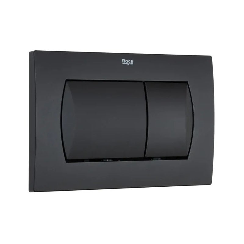BÂTI SUPPORT ROCA ACTIVE PACK CITERNE ENCASTRÉE ET BOUTON NOIR MAT AVEC LE TOILETTE SUSPENDU ROUND SMART 52CM TOR 3 SIÈGE FIN - 3