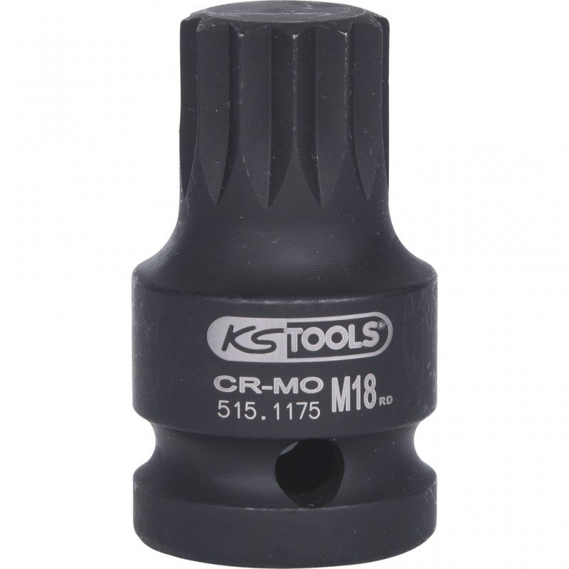 Douille à Choc KS TOOLS 1/2" XZN M9 Longue - Pour Vis Multipointes, Qualité Professionnelle