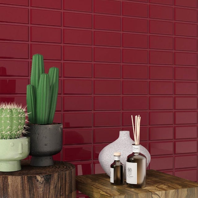 Azulejo rojo: fácil limpieza y resistencia al desgaste
