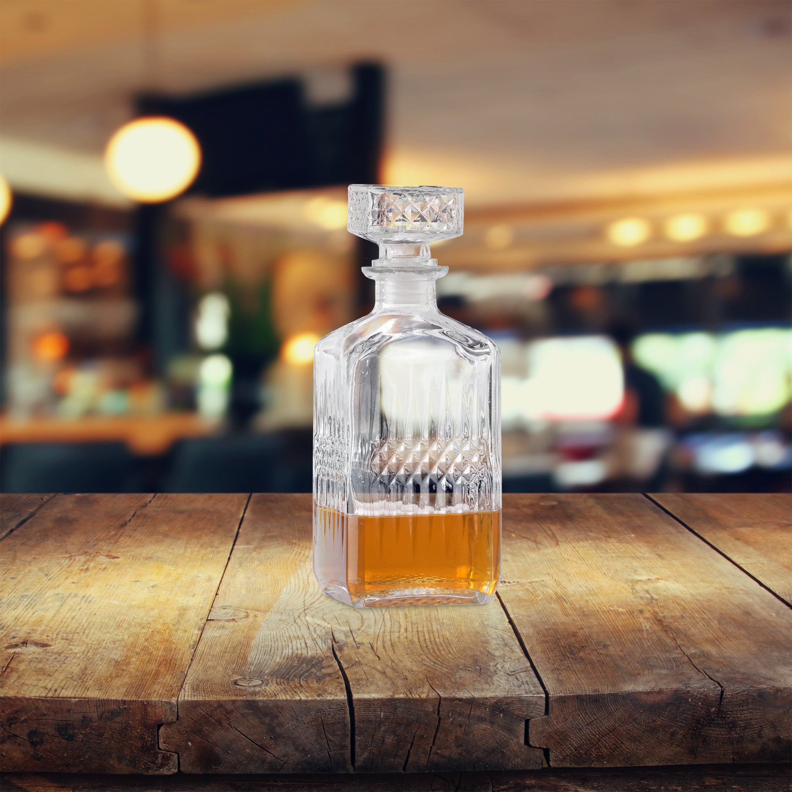 Bottiglia Decanter A Forma Di Bassotto In Vetro | Per Whisky, Grappa E Vino, Design Da Collezione 17x16.5x7 Cm, 200g