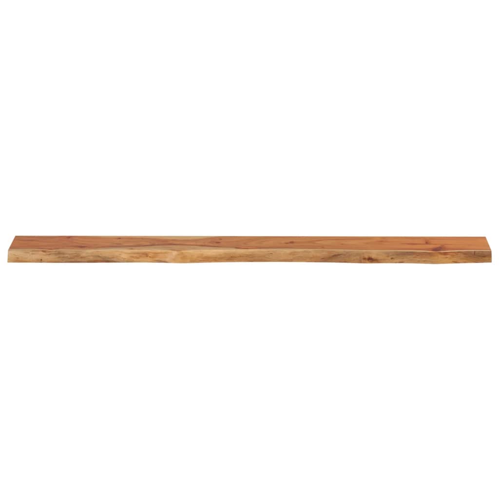 Étagère murale | Étagère flottante | Étagère suspendue rectangulaire massif acacia bordure assortie CFW239310 - 4