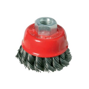 Set 6 Spazzole Metalliche Per Smerigliatrice Angolare – 75mm E 100mm, Attacco M14, Per Pulizia, Levigatura E Rimozione Saldature