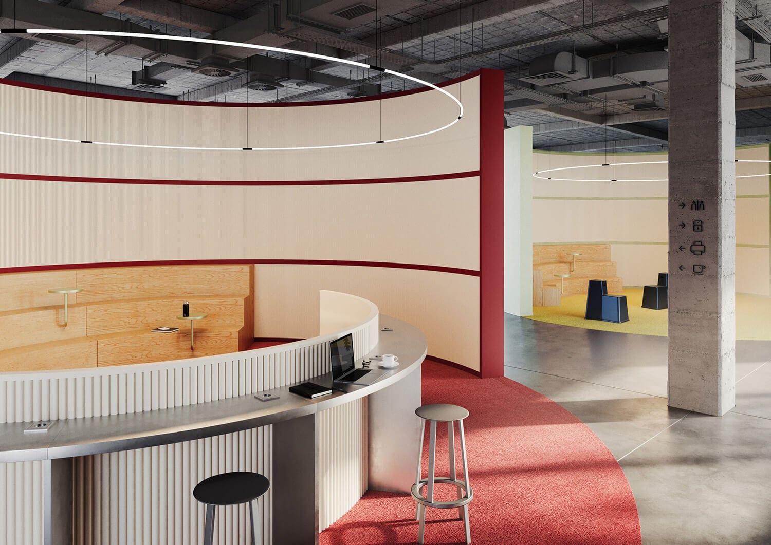 3d panneau mural NMC ARSTYL CANELÉ XL FLEX Noel Marquet flexible Lambris mural Panneau acoustique Moulure flexible 2 m - 7
