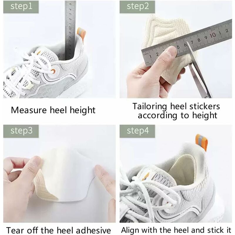 Autocollants à Talons Plaquettes à Talon Coussinets à Talons Chaussures pour Ajustement et