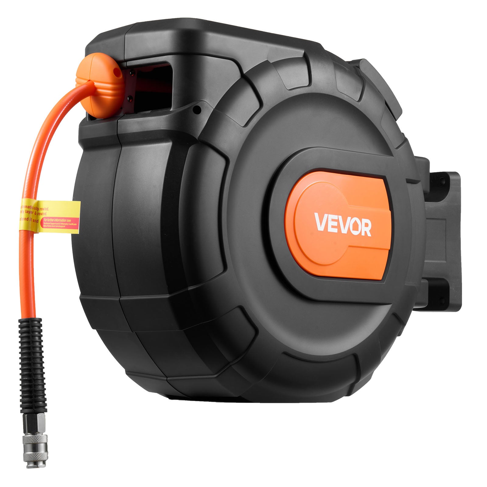 Enrouleur Tuyau VEVOR Air Comprimé 30 m x 9,5 mm Dévidoir Tuyaux Compresseur Air Pression Max 20,7 bar Enrouleur Fermé Automatique Tuyaux PVC - 9