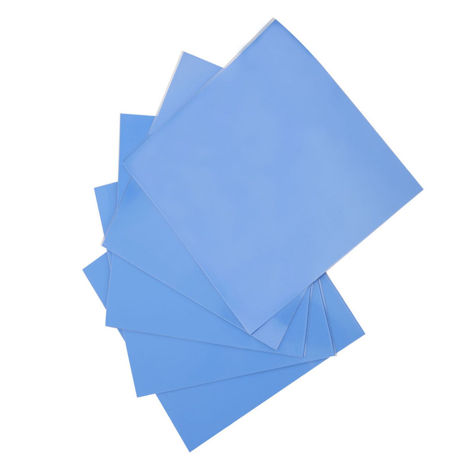 5 pezzi di cuscinetto di conduttività termica in silicone per dissipatore di calore CPU GPU 100x100x0,5 mm 1,5 W m-k - 6