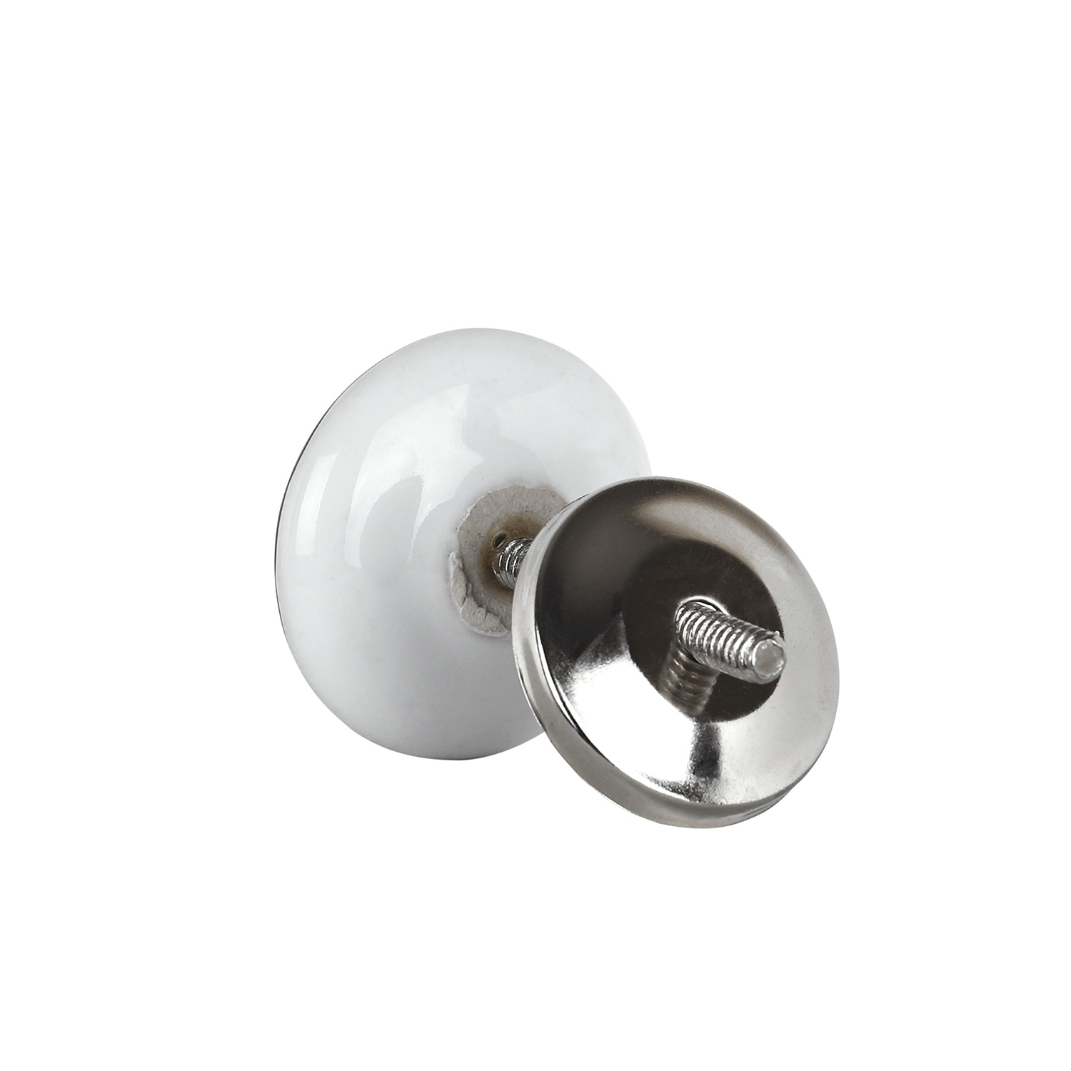 Bouton de meuble CHOUETTE, Porcelaine Ø35 mm - 6