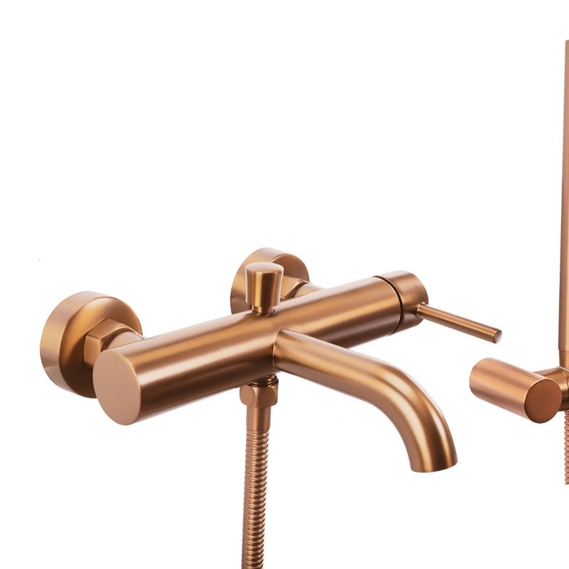 Bateria wannowa Rea Lungo Miedź Szczotkowana