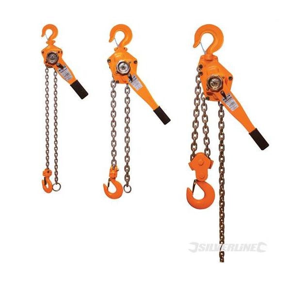Leva Di Sollevamento Silverline 633809 - Capacità 750 Kg, Altezza 1,5 M Per Carichi Pesanti