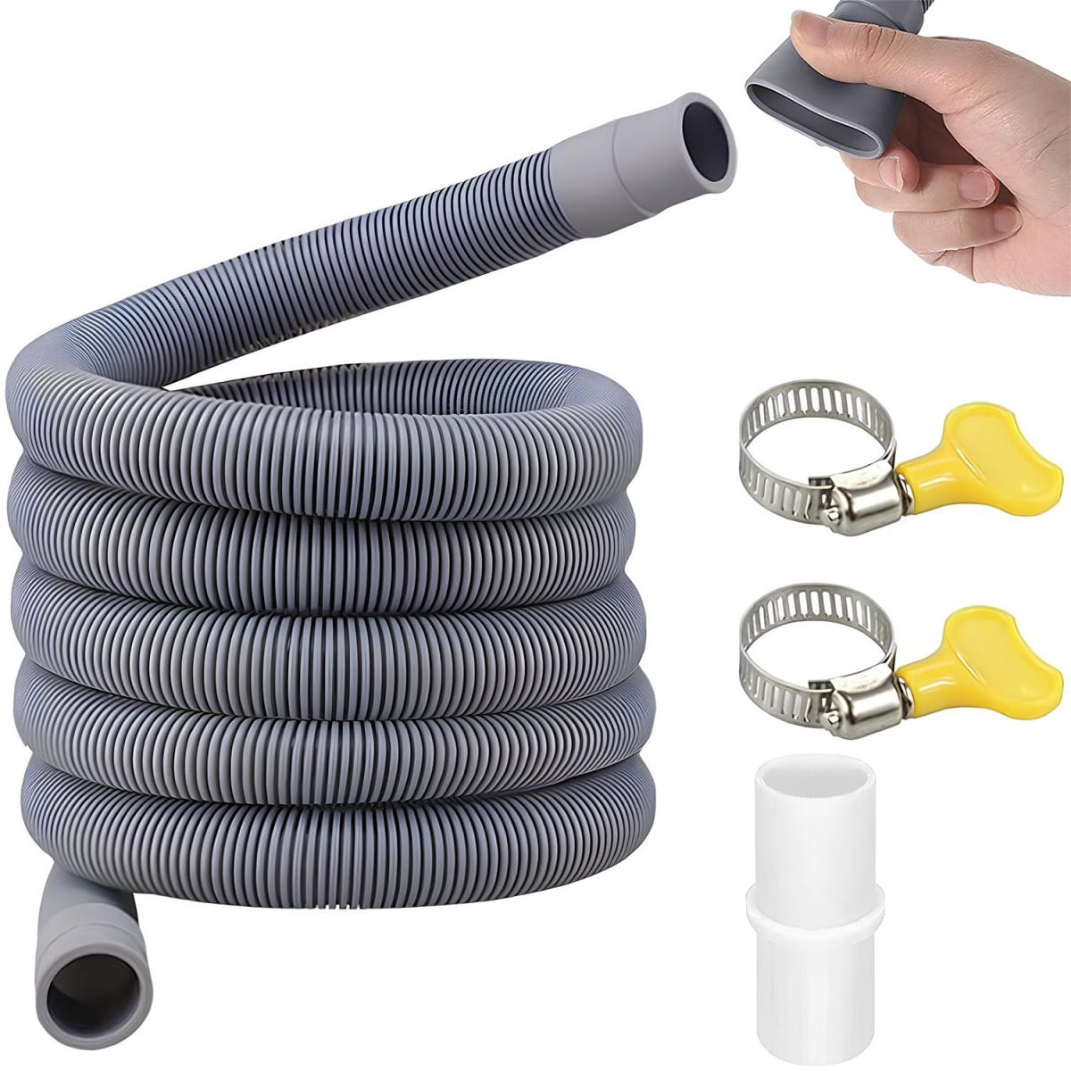 VARIOSAN Tuyau d'alimentation 11183, 1,50 m, 3/4, coudé, pour machine à laver et lave-vaisselle VARIOSAN Tuyau d'alimentation 11183, 1,50 m, 3/4, coudé, pour machine à laver et lave-vaisselle