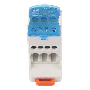 Boîte de distribution de bornier sur rail DIN UKK-400A, boîte de jonction d'alimentation universelle, connecteur de fil électrique 400A pour armoires de distribution d'énergie Boîte de distribution de bornier sur rail DIN UKK-400A, boîte de jonction d'alimentation universelle, connecteur de fil électrique 400A pour armoires de distribution d'énergie