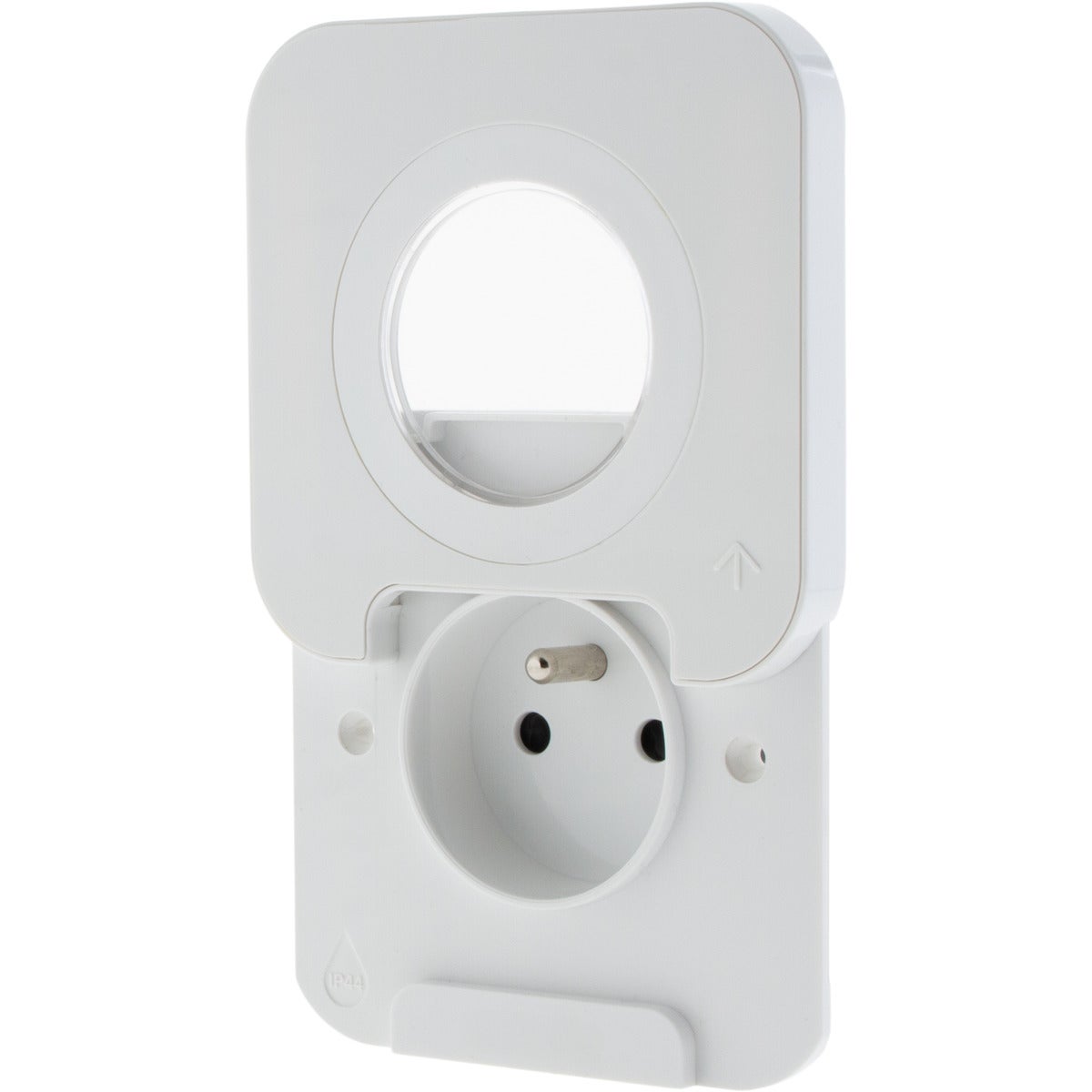Prise étanche Cover IP44 16A - Blanc - Protec - 7