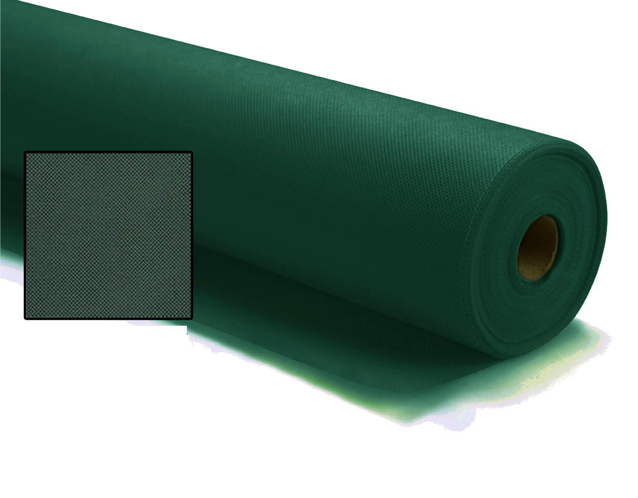 Rollo 125mt tela sin tejer no tejido tnt por metros - verde botella 1053015-125
