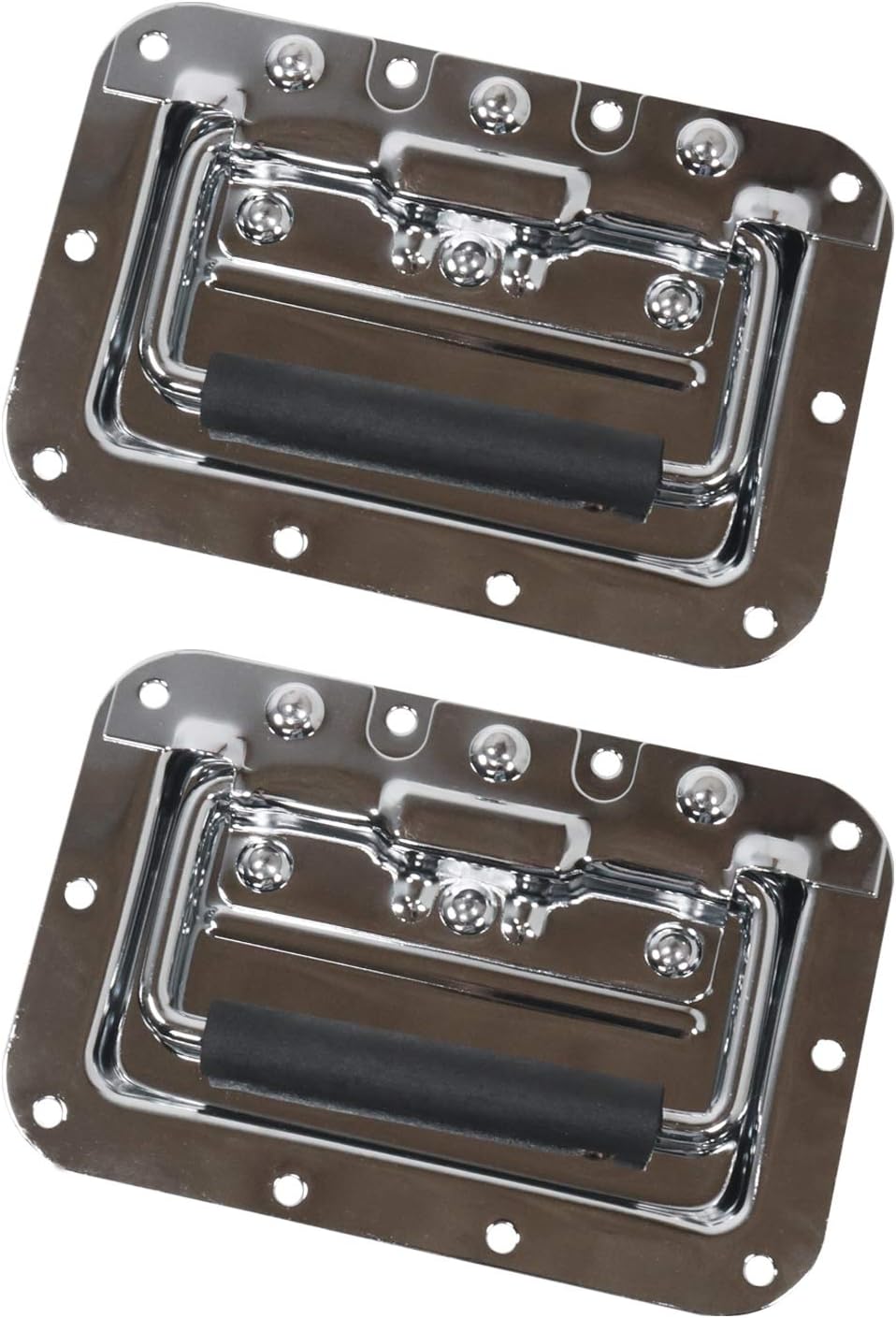 Kit Maniglia Da Incasso Quadra Con Chiavistello Intaglio E Maniglietta - Foto 8