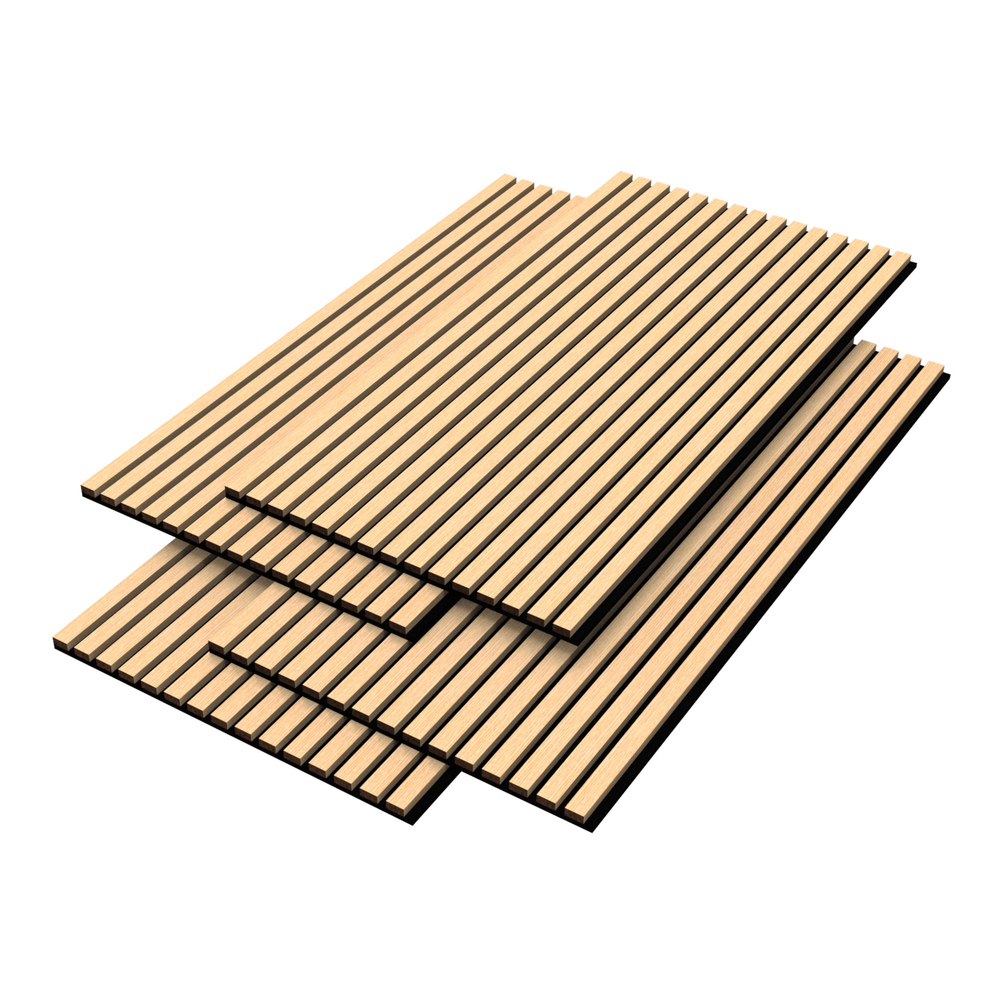 Panneaux acoustiques Vang lot de 4 panneaux effet chêne NEU.HOLZ - 2