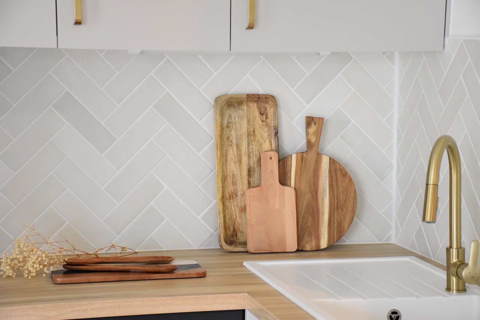 ROBINET CUISINE EN LAITON DORE BROSSE (OR MAT) COLLECTION SCAMANDRE - 5