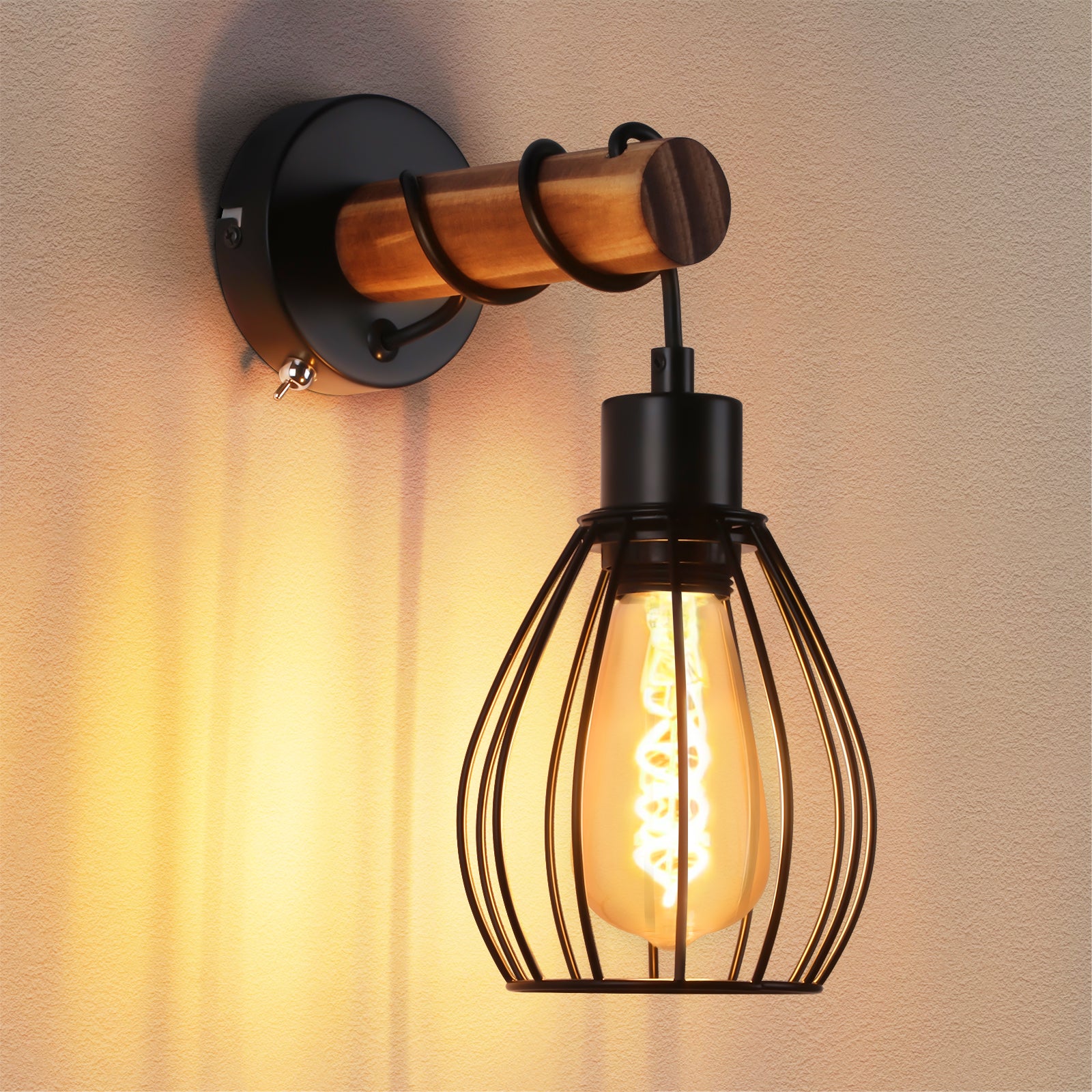 RELAX4LIFE Lampada Da Terra Soggiorno In Metallo Con 2 Lampadine Da 6 W Attacco E27 Paralume Lampada Led Camera Da Letto Con Interruttore A Pedale Altezza 165 Cm 81731082