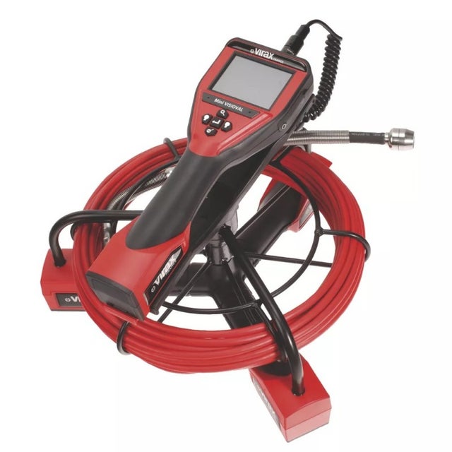 Kit d'Inspection Numérique VIRAX Mini Visioval Caméra Câble 16m et Localisateur - 294135