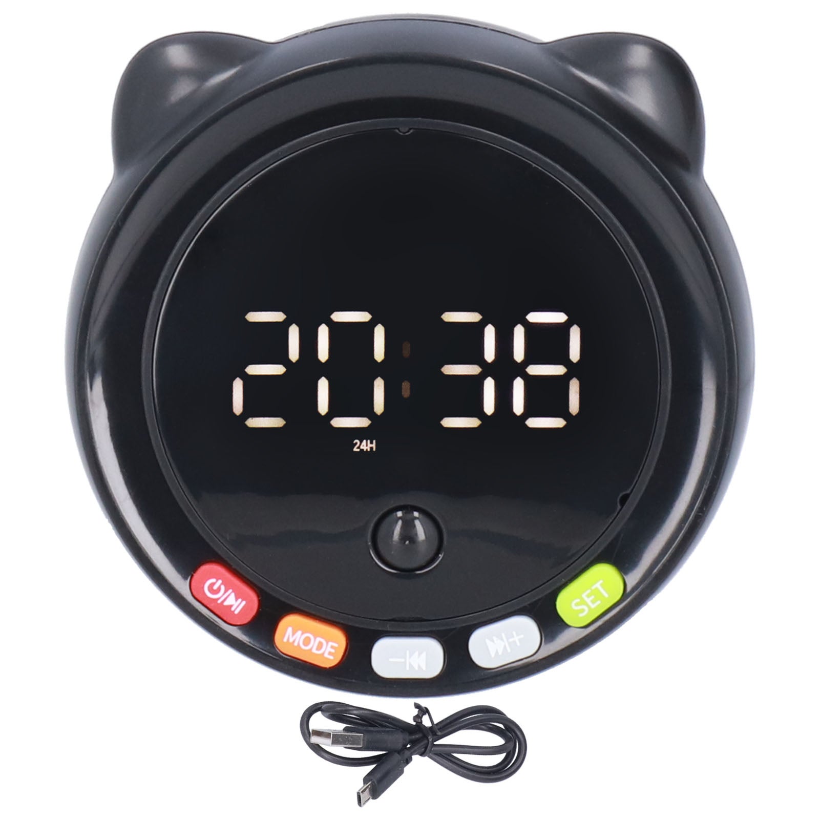 Sveglia Altoparlante Bluetooth Con Proiezione Cielo Stellato – Radio FM, Ricarica Wireless 15W, Lettore Musicale, Regalo Per Famiglia E Amici