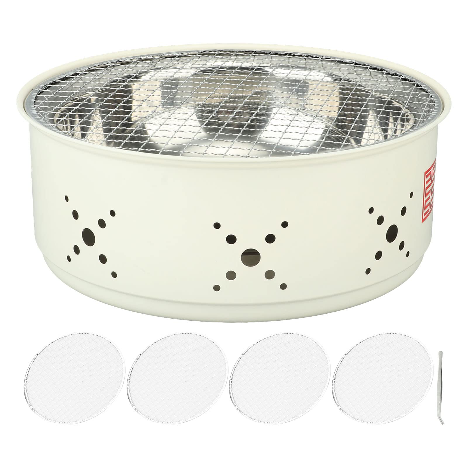 PRZENOŚNY GRILL ZE STALI NIERDZEWNEJ NA CAMPING, WĘDRÓWKI, PIKNIKI