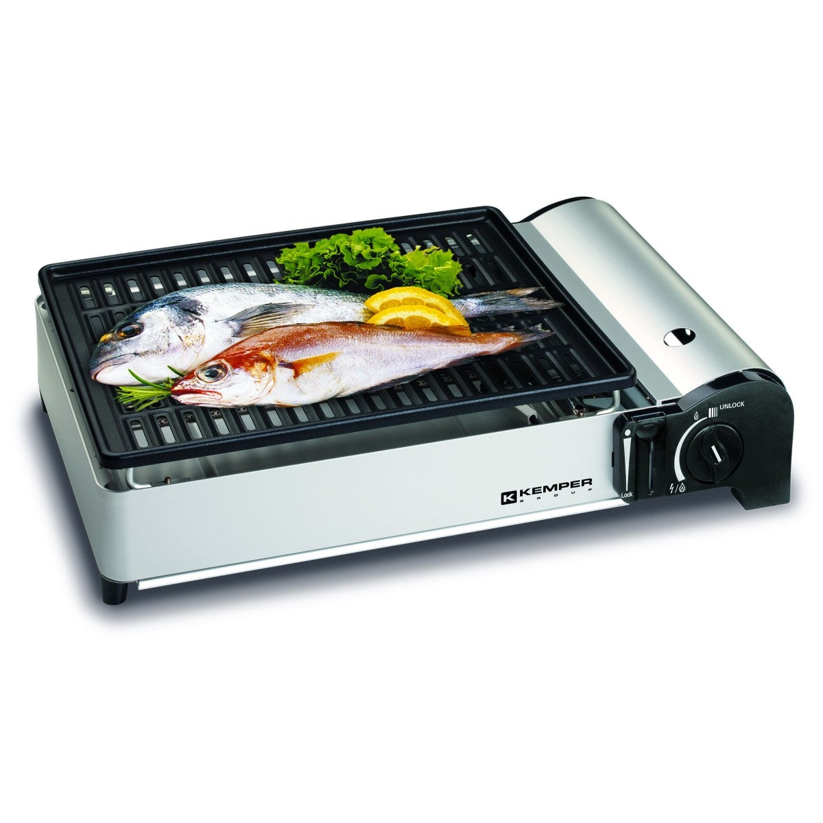 Barbecue à Gaz Portable Alpen Nevada 1780W - Avec Mallette, Allumage Piezo, Idéal Camping, Van, Pique-nique - 3