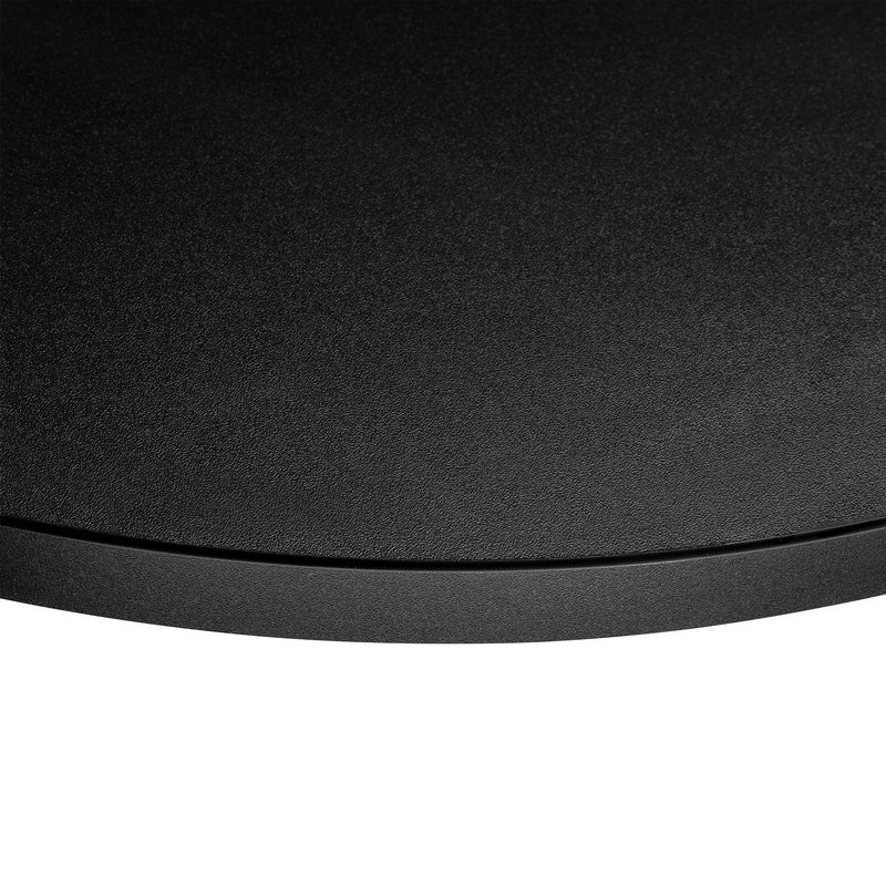 KOLM Blat laminowany czarny okrągły fi 50 cm do stołu, stolika