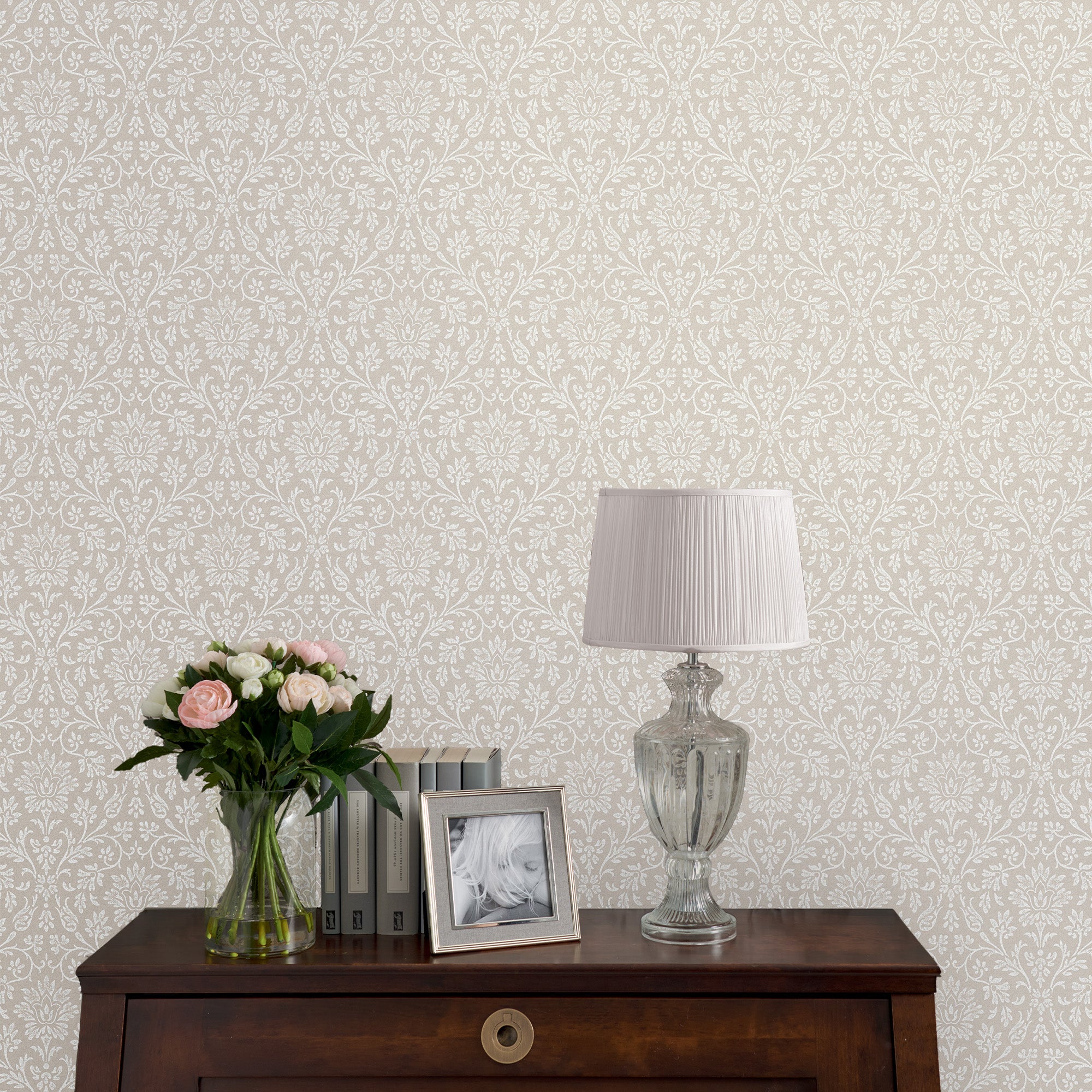 Laura Ashley Tapeta filzelinowa ANNECY 10 m x 52 cm