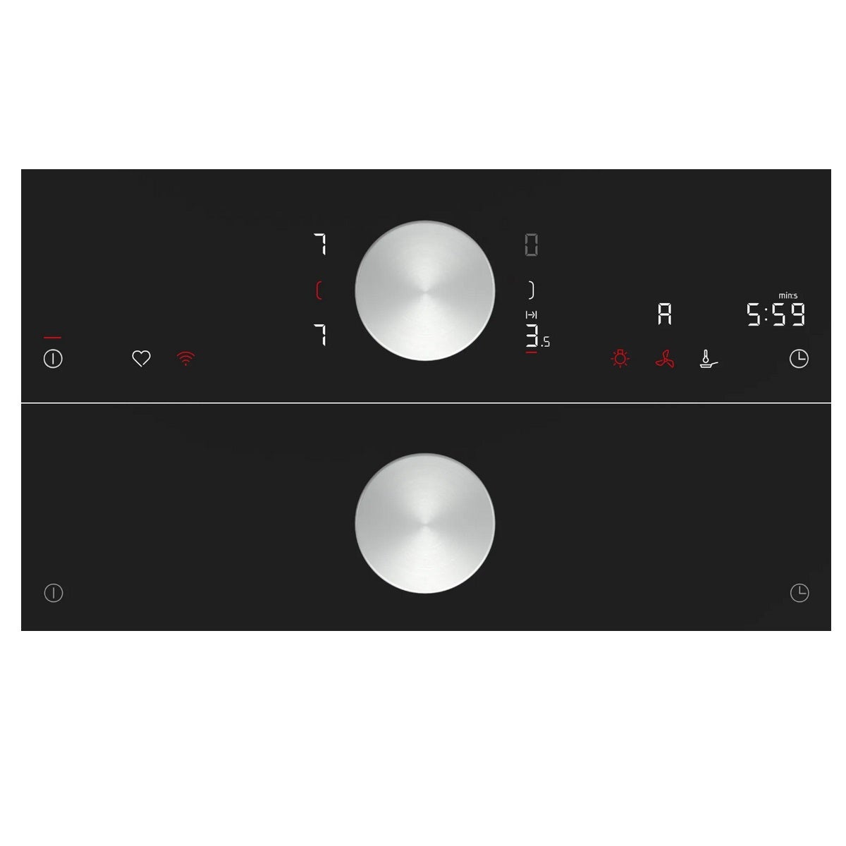 Cooktop de indução 71cm 4 queimadores 7400w preto - Neff T67TTX4L0 - 2